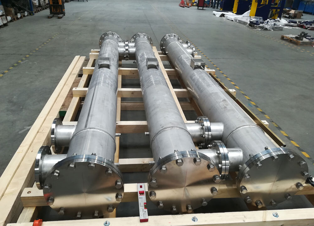 Delivery of 3 Shell & tube heat exchangers